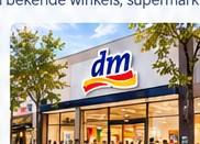dm drogisterij in een winkelomgeving